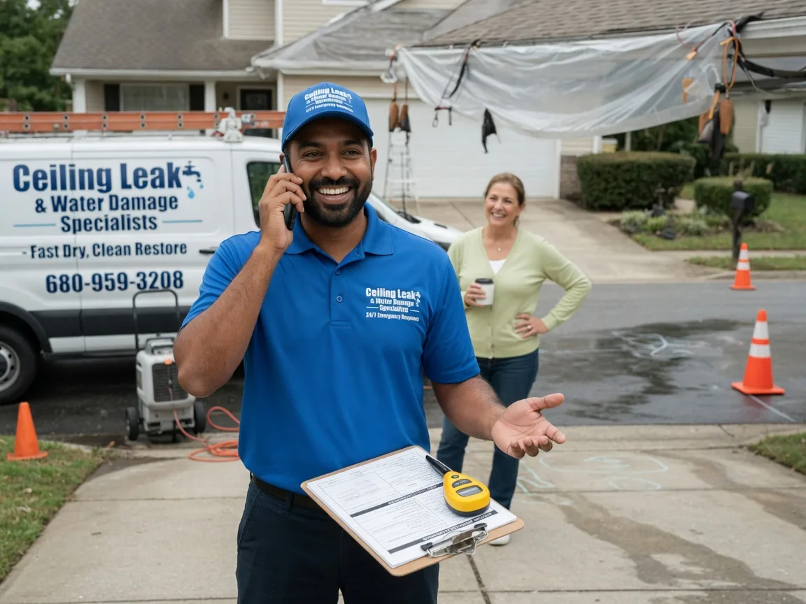 Ceiling Leak Cleanup Fairmont, OK FAQs